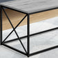 41" Grey Rectangular Coffee Table By Homeroots