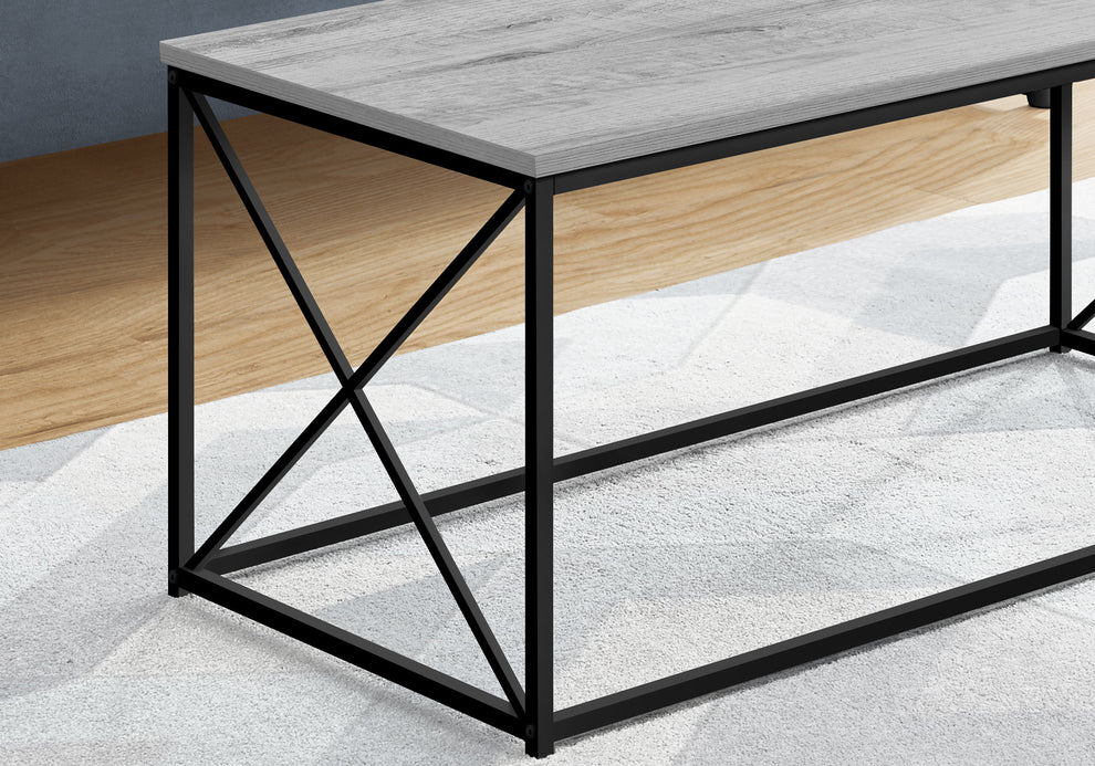 41" Grey Rectangular Coffee Table By Homeroots | Coffee Tables | Modishstore - 4