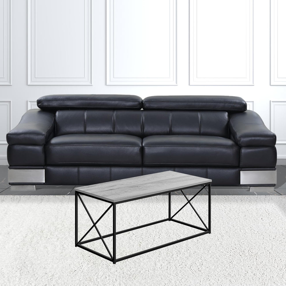 41" Grey Rectangular Coffee Table By Homeroots | Coffee Tables | Modishstore - 2