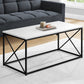 41" White Rectangular Coffee Table By Homeroots | Coffee Tables | Modishstore - 3