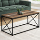 41" Brown Rectangular Coffee Table By Homeroots | Coffee Tables | Modishstore - 3