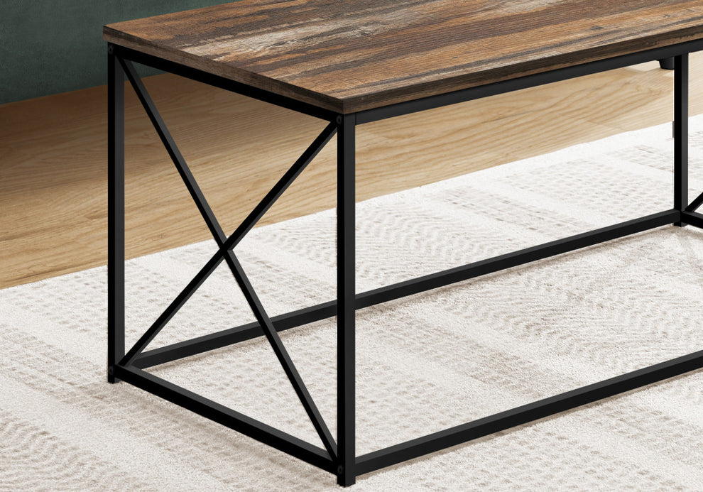 41" Brown Rectangular Coffee Table By Homeroots | Coffee Tables | Modishstore - 4