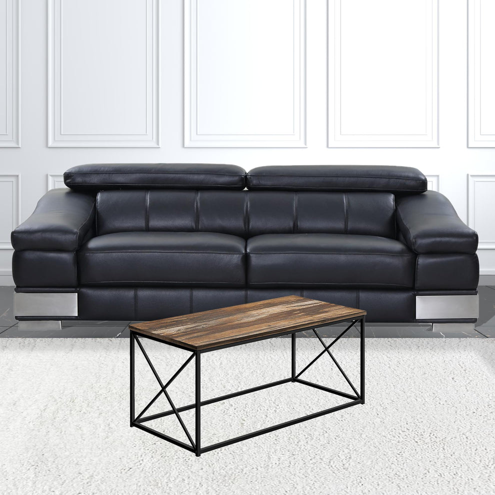 41" Brown Rectangular Coffee Table By Homeroots | Coffee Tables | Modishstore - 2