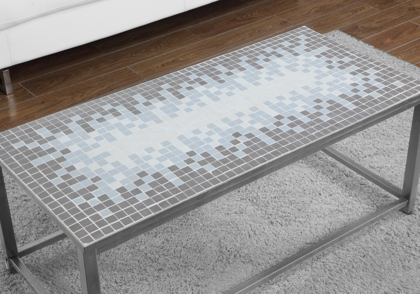 42" Grey Rectangular Coffee Table By Homeroots | Coffee Tables | Modishstore - 3