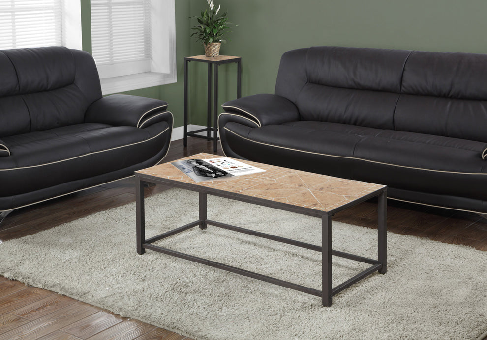 42" Brown Rectangular Coffee Table By Homeroots | Coffee Tables | Modishstore - 4