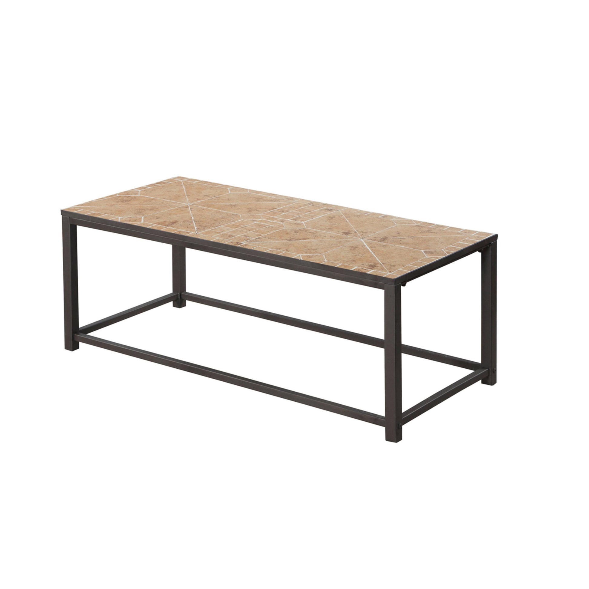 42" Brown Rectangular Coffee Table By Homeroots | Coffee Tables | Modishstore