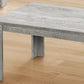 Set Of Three 44" Gray Rectangular Coffee Table By Homeroots | Coffee Tables | Modishstore - 3