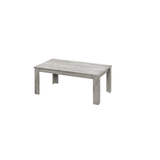 Set Of Three 44" Gray Rectangular Coffee Table By Homeroots