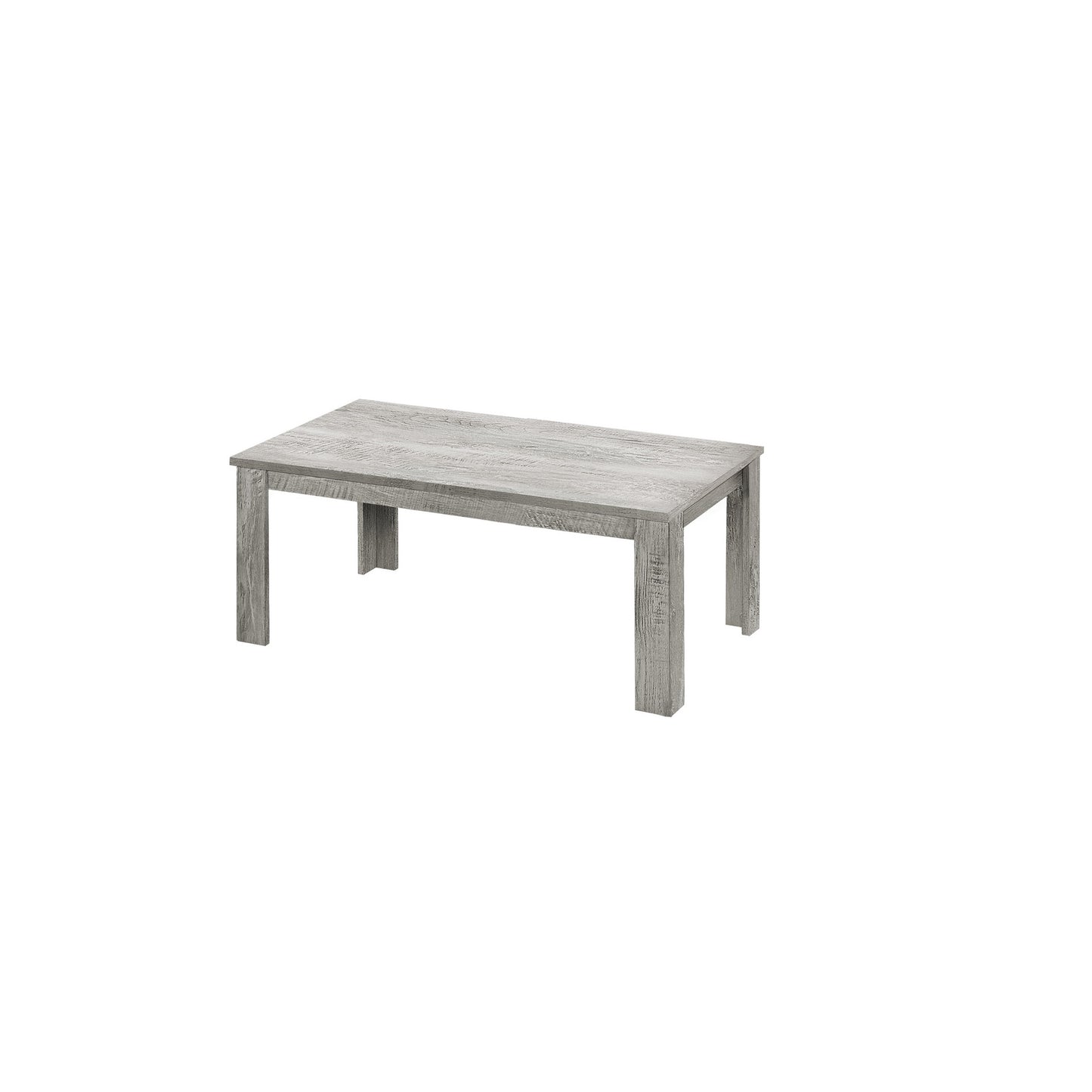 Set Of Three 44" Gray Rectangular Coffee Table By Homeroots | Coffee Tables | Modishstore