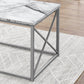 Set Of Three 42" White Rectangular Coffee Table By Homeroots | Coffee Tables | Modishstore - 3