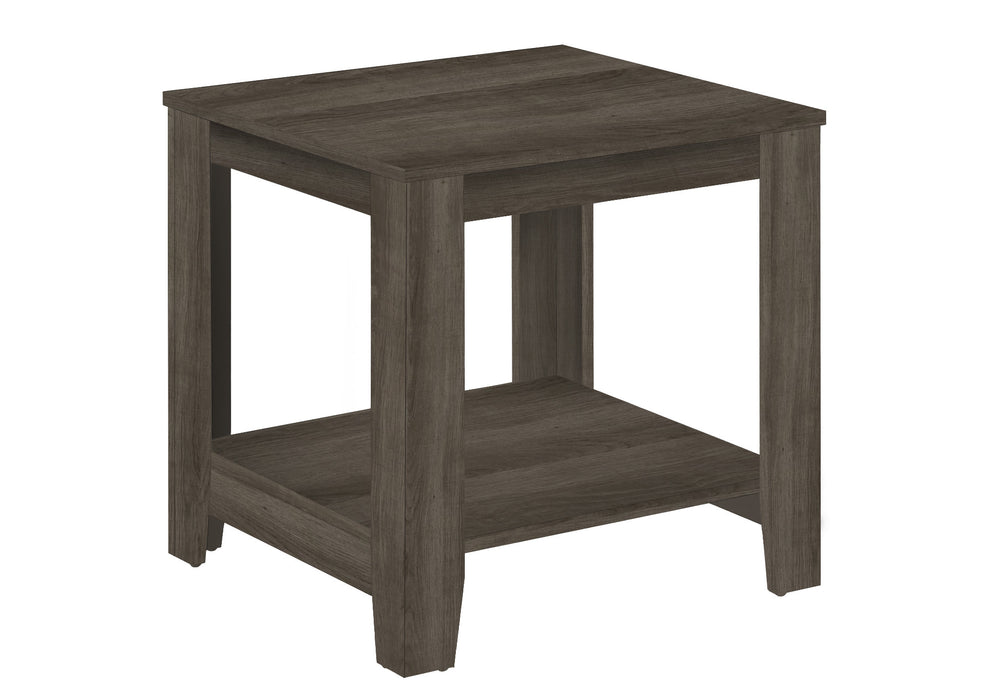 Set Of Three 42" Oak Rectangular Coffee Table With Three Shelves By Homeroots | Coffee Tables | Modishstore - 3