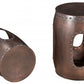 20" Copper Iron Round End Tables By Homeroots | End Tables | Modishstore