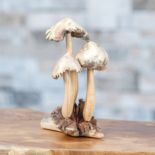 Garden Age Supply 3 Mushrooms - Set Of 2 | Home Accents | Modishstore