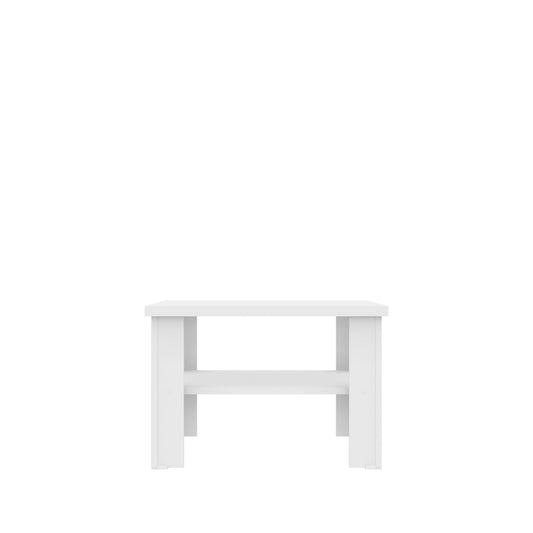 36" White End Table By Homeroots