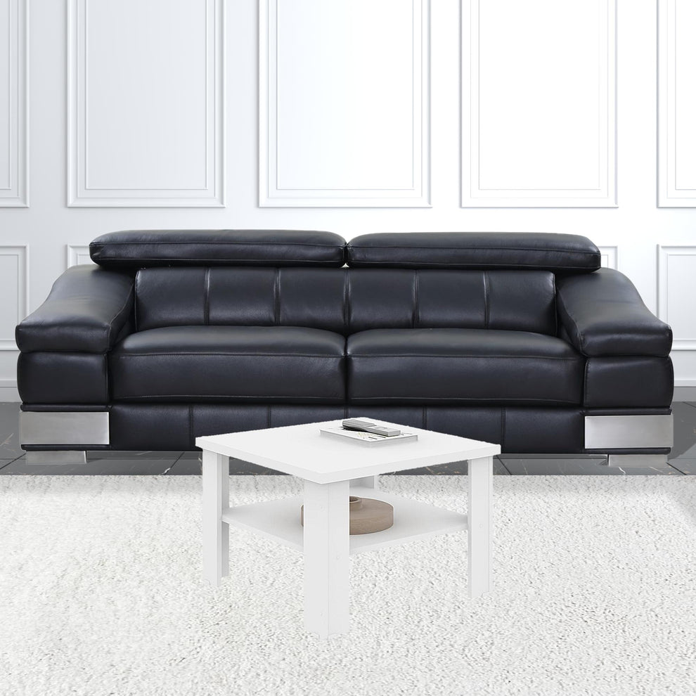 36" White End Table By Homeroots | End Tables | Modishstore - 5