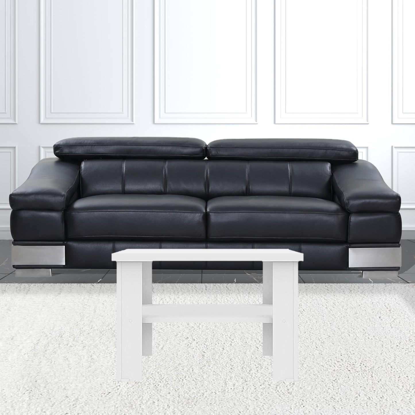 36" White End Table By Homeroots | End Tables | Modishstore - 4