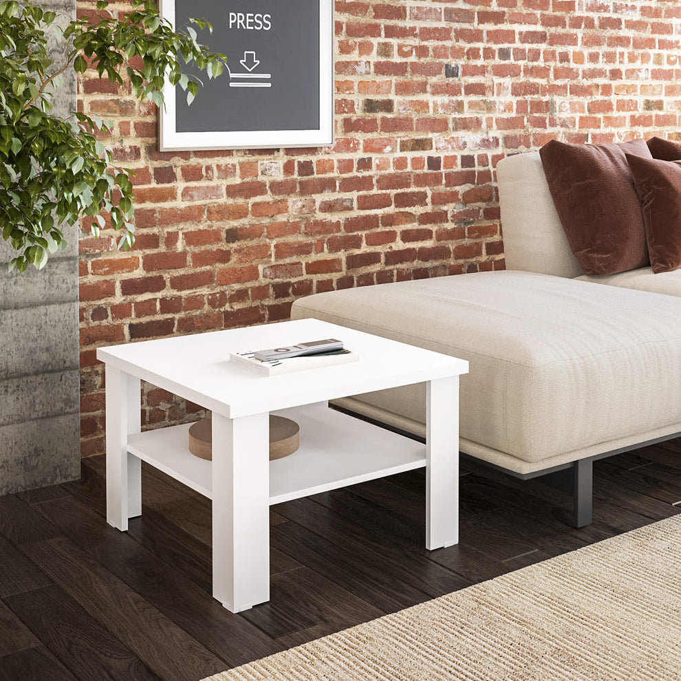 36" White End Table By Homeroots | End Tables | Modishstore - 9