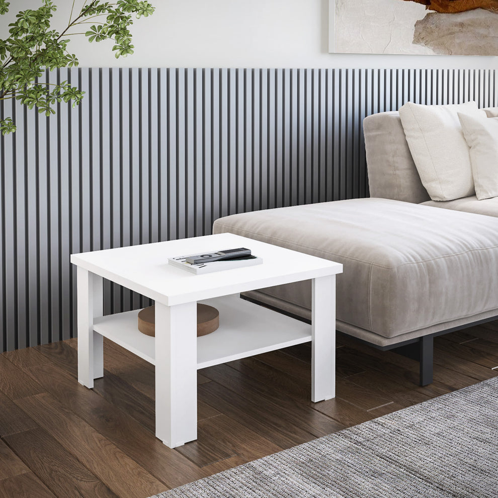 36" White End Table By Homeroots | End Tables | Modishstore - 6