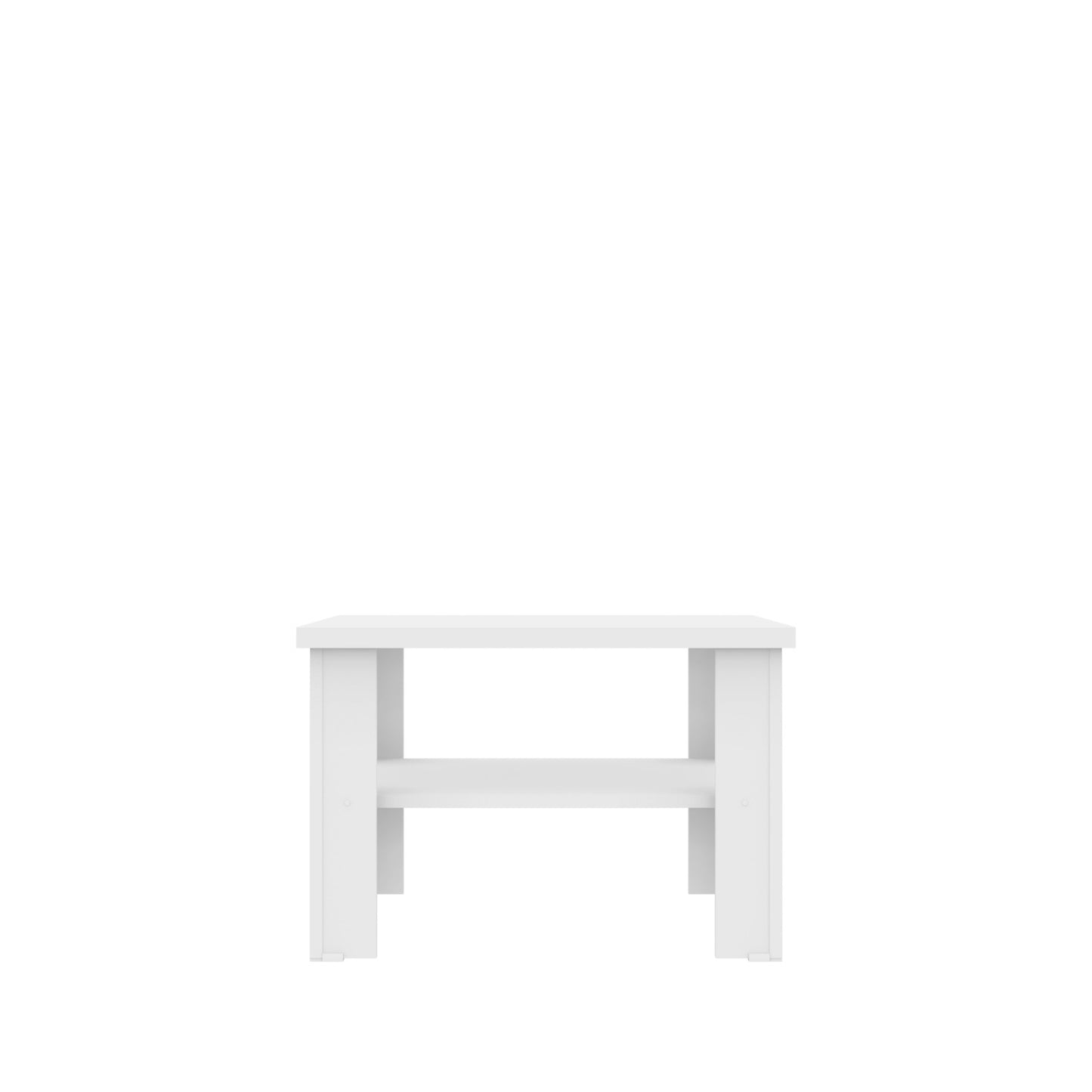 36" White End Table By Homeroots | End Tables | Modishstore - 3