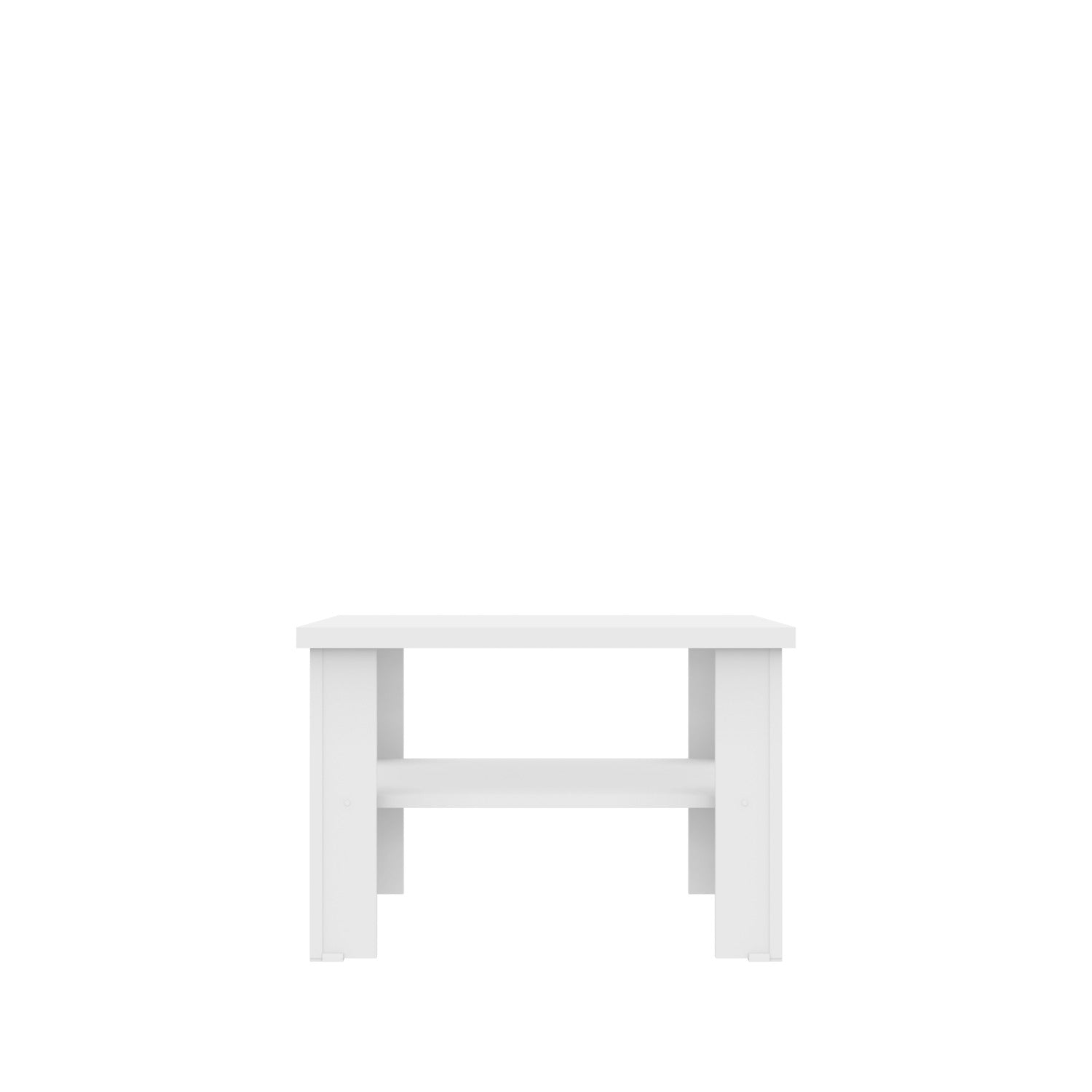 36" White End Table By Homeroots | End Tables | Modishstore - 3