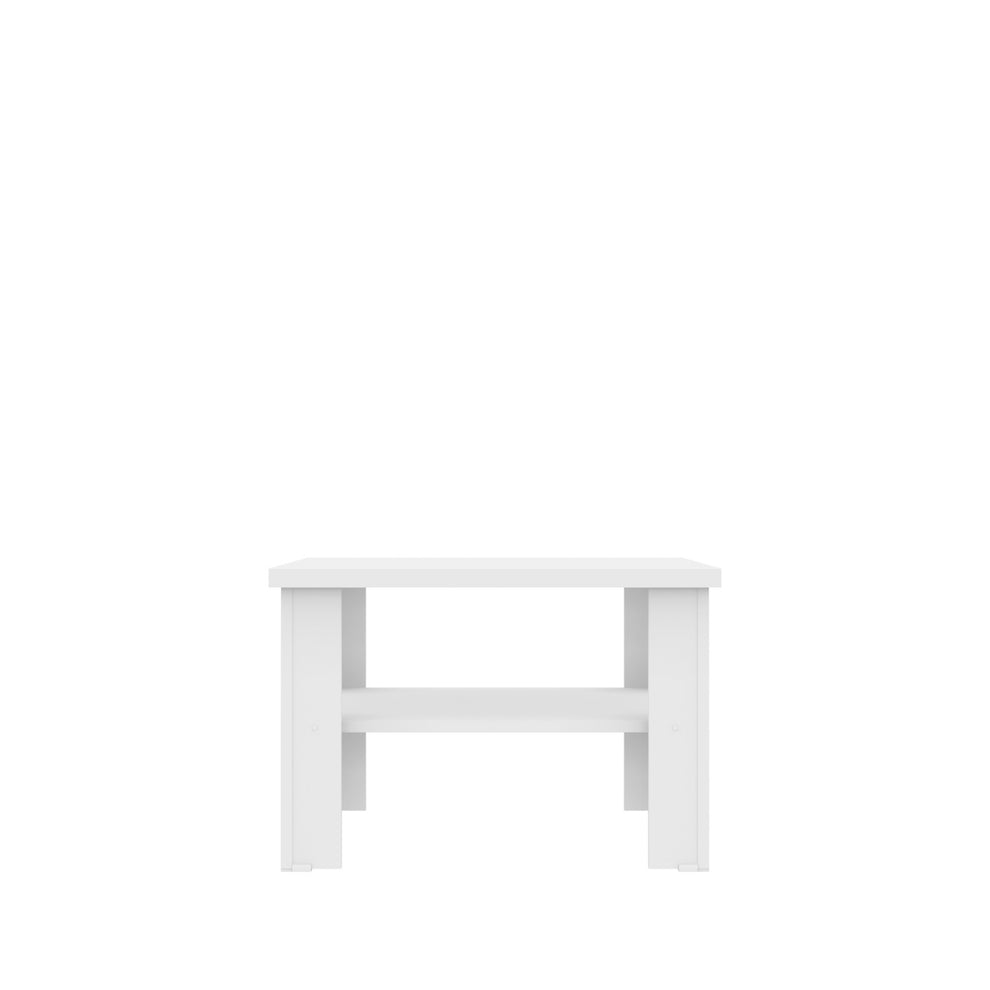 36" White End Table By Homeroots | End Tables | Modishstore - 3