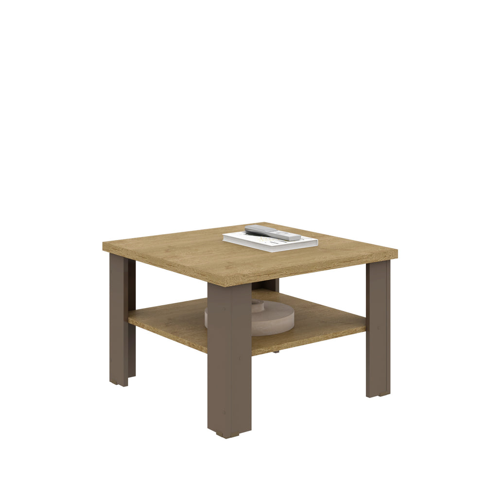 36" Brown And Natural End Table By Homeroots | End Tables | Modishstore - 2