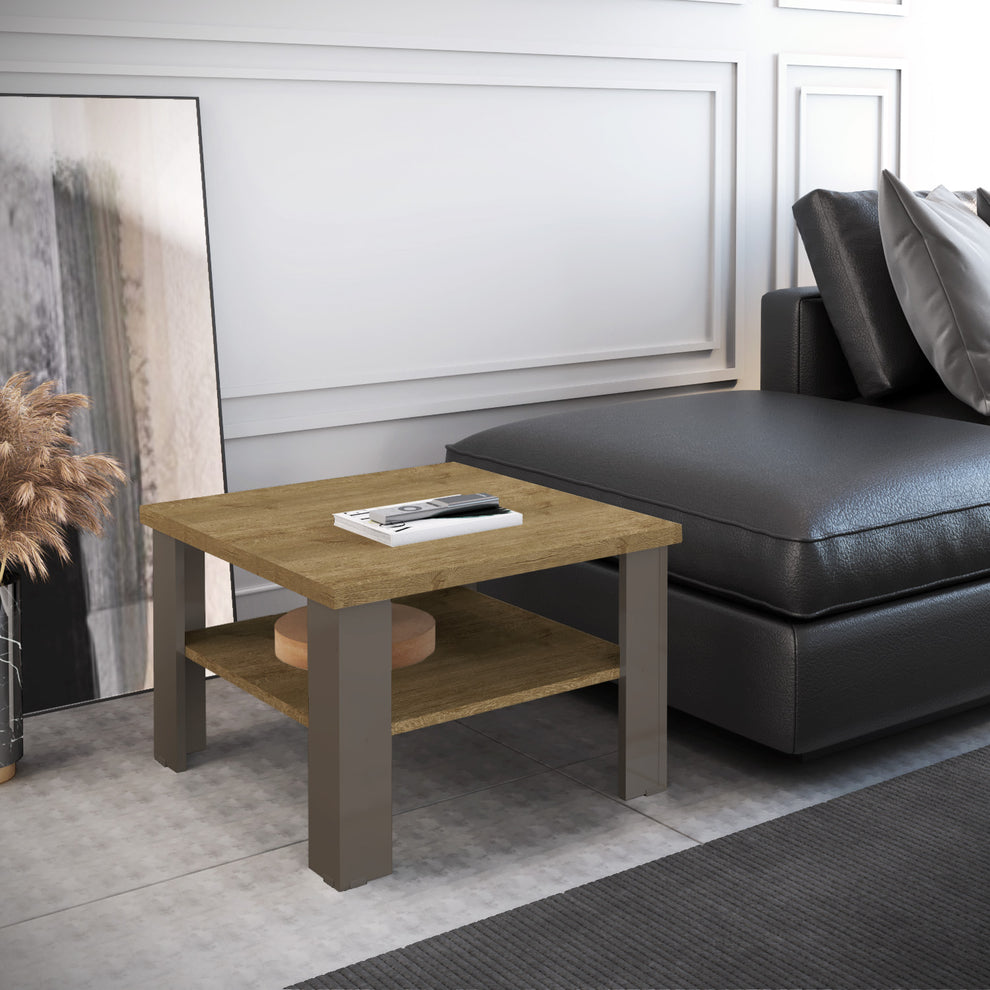 36" Brown And Natural End Table By Homeroots | End Tables | Modishstore - 7