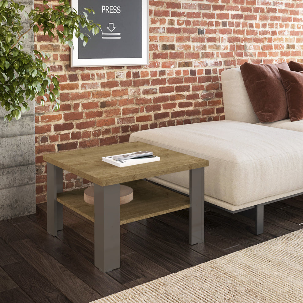 36" Brown And Natural End Table By Homeroots | End Tables | Modishstore - 8