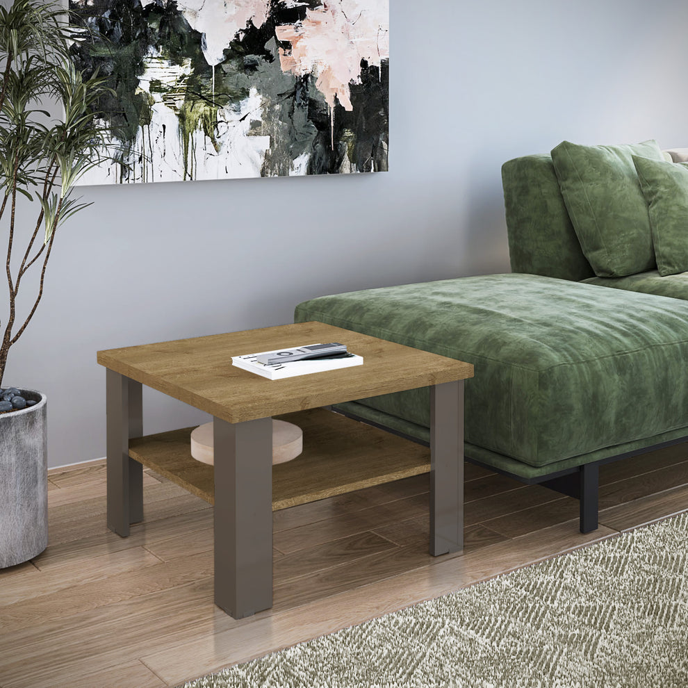 36" Brown And Natural End Table By Homeroots | End Tables | Modishstore - 9