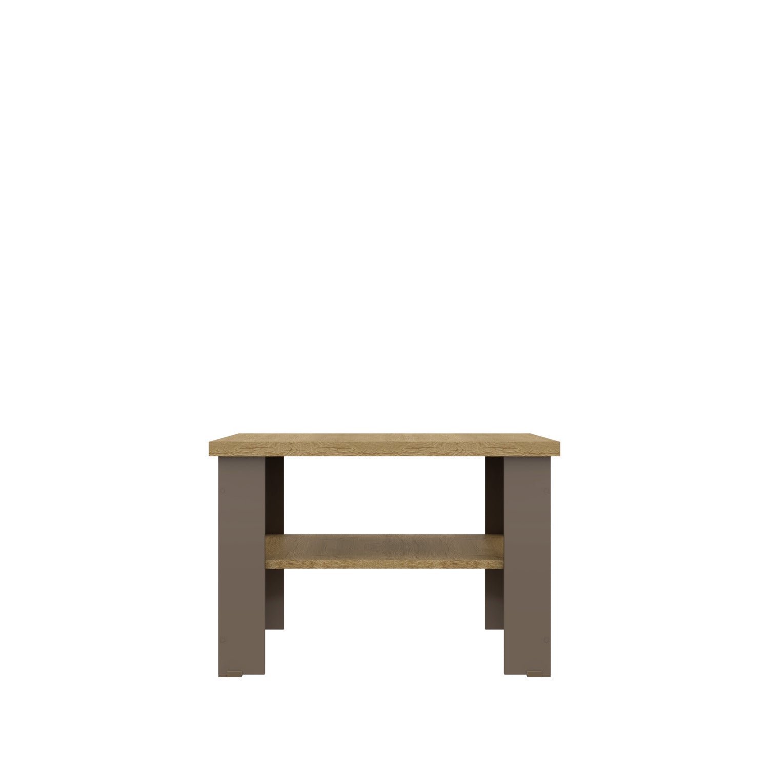 36" Brown And Natural End Table By Homeroots | End Tables | Modishstore - 3