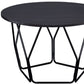 32" Black And Espresso Round Coffee Table By Homeroots | Coffee Tables | Modishstore - 4