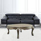 54" Bone And Gold Patina Rectangular Coffee Table By Homeroots | Coffee Tables | Modishstore - 2