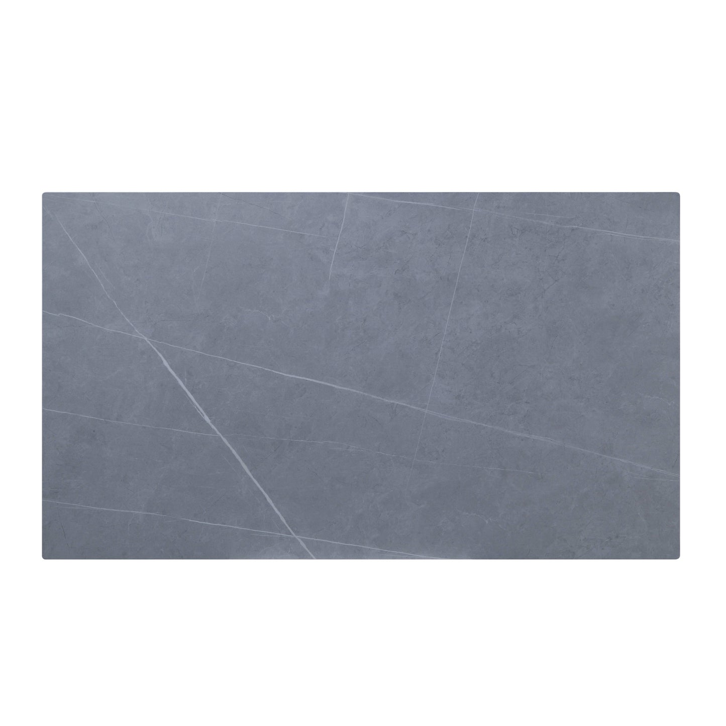 52" Sintered Stone And Dark Brown Sintered Stone Rectangular Coffee Table With Drawer By Homeroots | Coffee Tables | Modishstore - 2