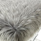 48" Gray And Clear Upholstered Faux Fur Bench By Homeroots | Benches | Modishstore - 7