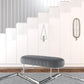 53" Gray Upholstered Velvet Bench By Homeroots | Benches | Modishstore - 4