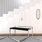 48" Black And Silver Upholstered Velvet Bench By Homeroots