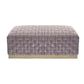 40" Lilac And Gold Upholstered Velvet Bench By Homeroots | Benches | Modishstore