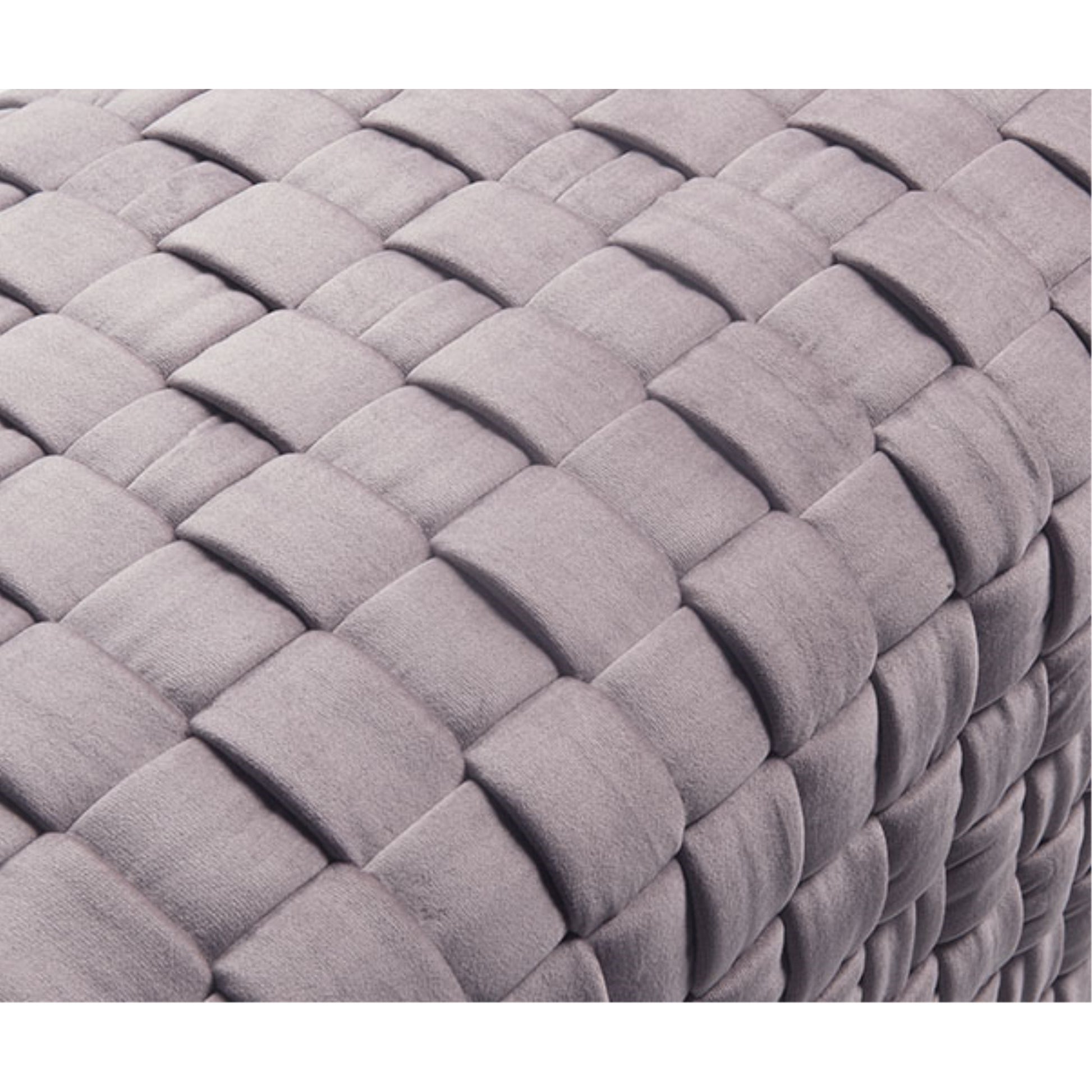 40" Lilac And Gold Upholstered Velvet Bench By Homeroots | Benches | Modishstore - 7