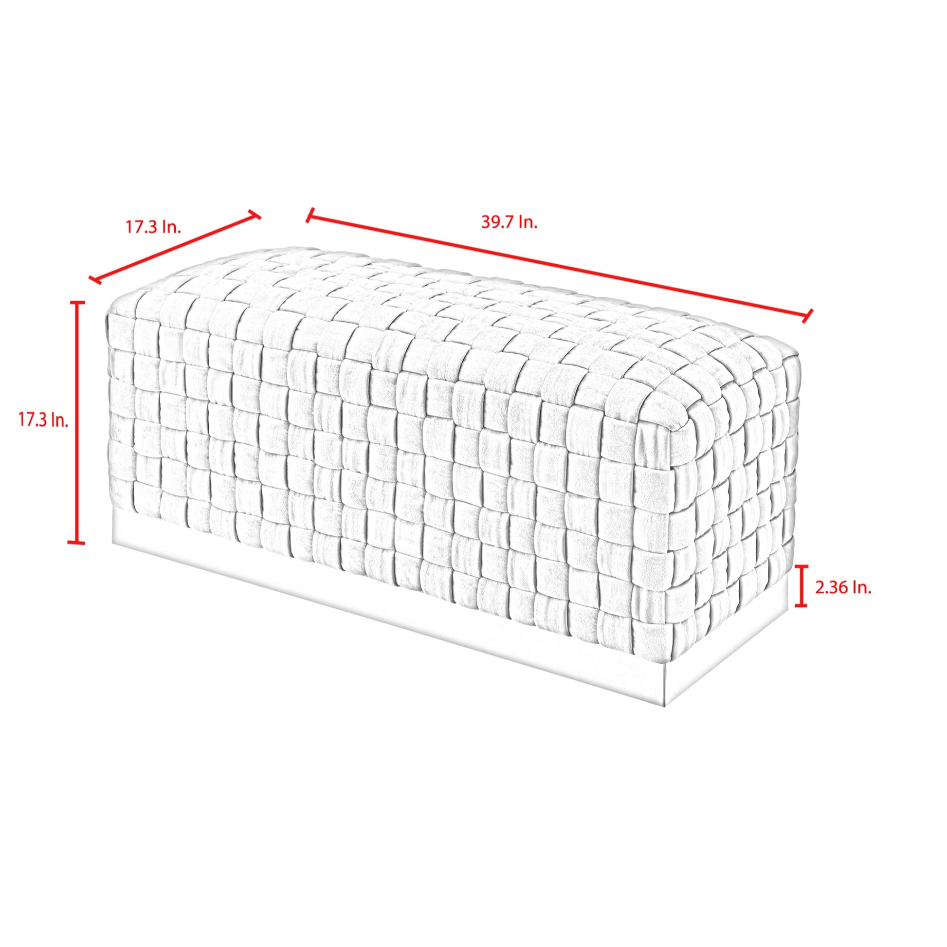40" Hunter Green And Gold Upholstered Velvet Bench By Homeroots | Benches | Modishstore - 8