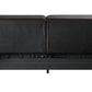 79" Brown Velvet And Black Sleeper Sofa By Homeroots | Sofas | Modishstore - 4