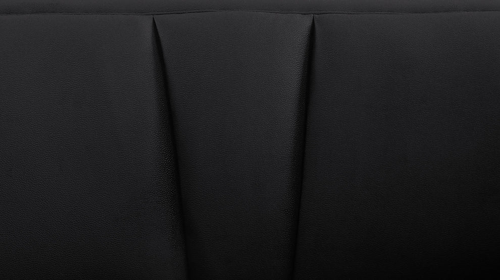 92" Black Velvet Sofa By Homeroots | Sofas | Modishstore - 8