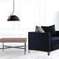 44" Black Tufted Arm Chair By Homeroots | Armchairs | Modishstore - 2