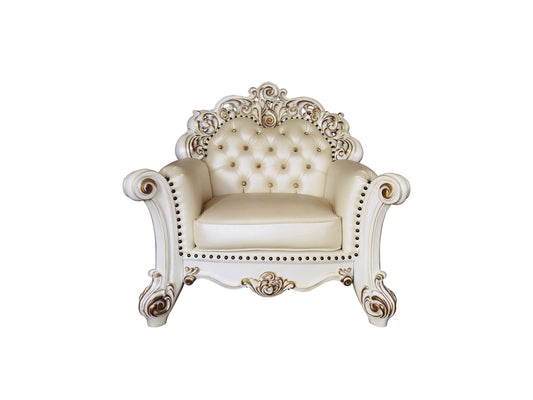 Antique Pearl Armchair By Homeroots | Armchairs | Modishstore