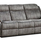 87" Gray Velvet And Black Usb Sofa By Homeroots | Sofas | Modishstore