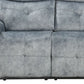 83" Gray Velvet And Black Sofa By Homeroots | Sofas | Modishstore - 2