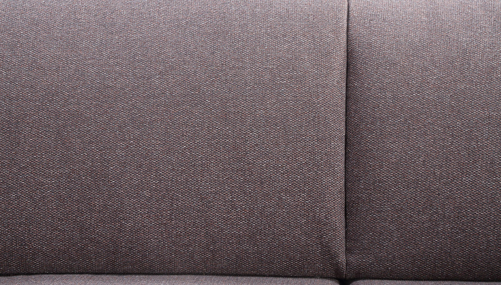 78" Gray Linen And Black Sofa By Homeroots | Sofas | Modishstore - 8