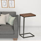 25" Black And Chestnut Solid Wood Rectangular End Table By Homeroots | End Tables | Modishstore - 2