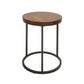 20" Black And Gray Manufactured Wood Square End Table By Homeroots