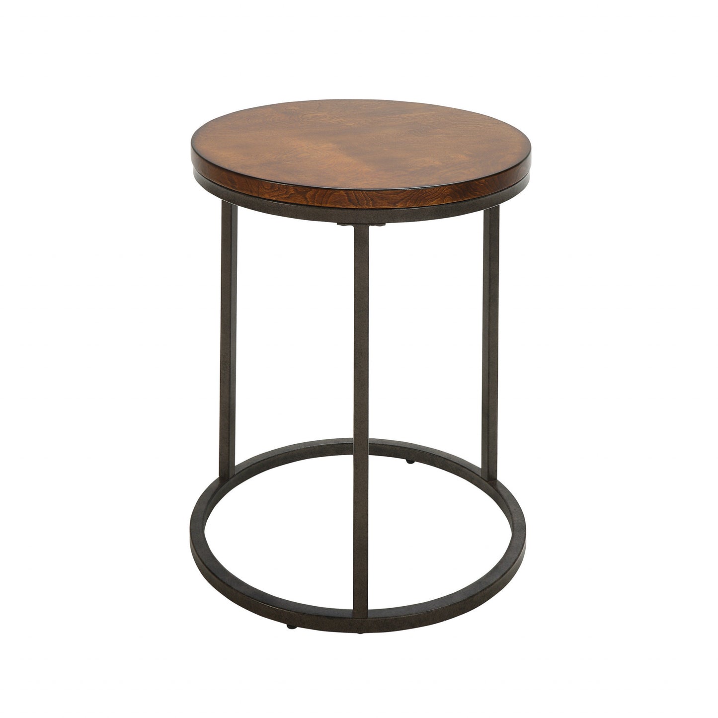 20" Black And Gray Manufactured Wood Square End Table By Homeroots | End Tables | Modishstore