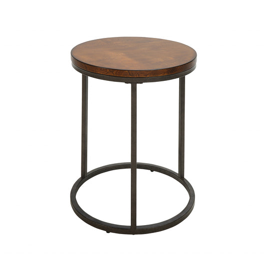 20" Black And Gray Manufactured Wood Square End Table By Homeroots